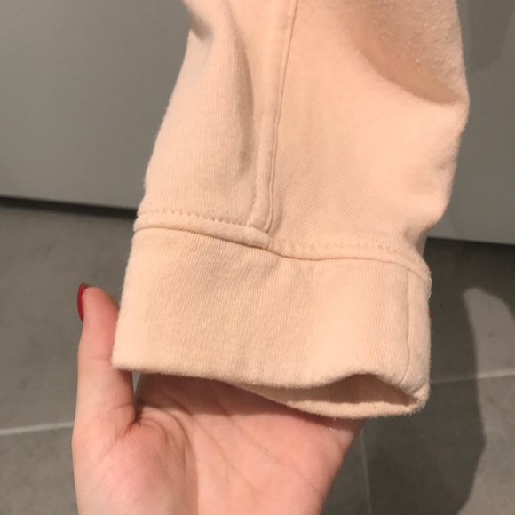 Zara Baby Pink Sweatshirt Crop - Picture 2 of 5